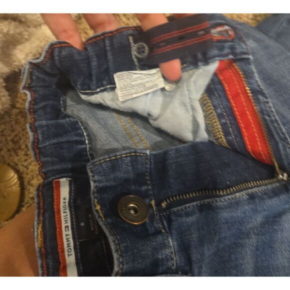 Tommy Hilfiger Blue Distressed Straight Leg Size 8 - Picture 7 of 8